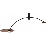 Lampa sufitowa Loft Heft | Nowodvorski - Ciemne drewno