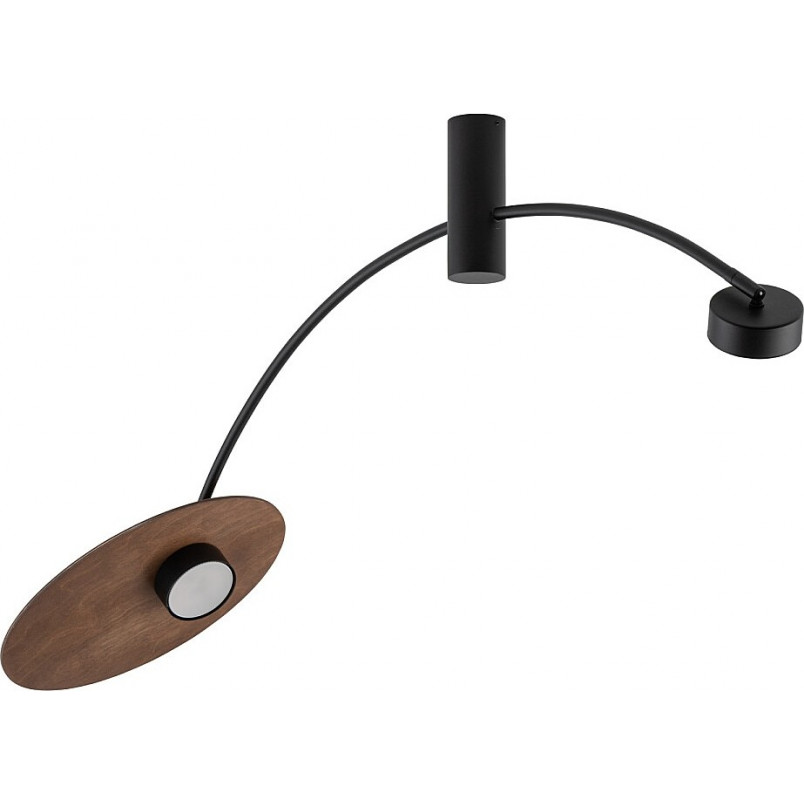 Lampa sufitowa Loft Heft | Nowodvorski - Ciemne drewno