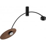 Lampa sufitowa Loft Heft | Nowodvorski - Ciemne drewno