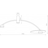 Lampa sufitowa Loft Heft | Nowodvorski - Ciemne drewno