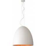 Lampa wisząca Egg 75cm biały/miedź Nowodvorski - Kup teraz!