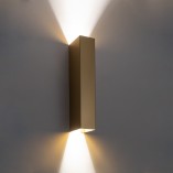 Kinkiet Malmo złoty Nowodvorski - Minimalistyczny design