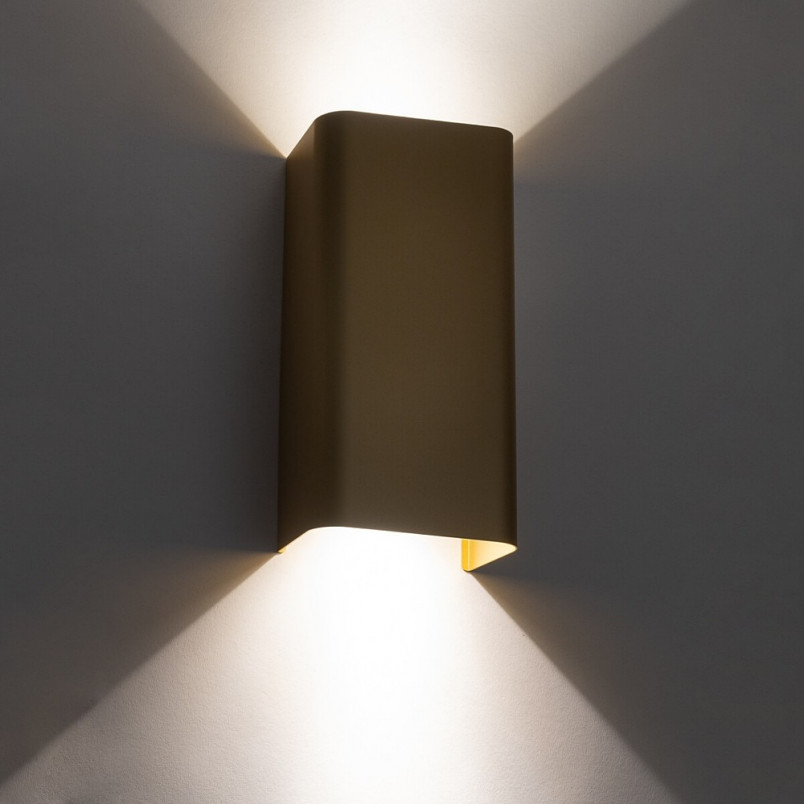 Kinkiet Bergen złoty Nowodvorski - Elegancki design | Sklep z lampami