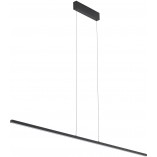 Lampa wisząca LED Bar 120cm czarna - Nowodvorski | Minimalizm
