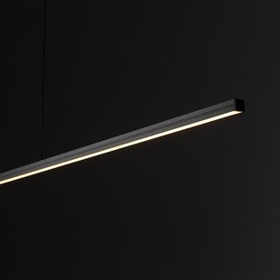 Lampa wisząca LED Bar 120cm czarna - Nowodvorski | Minimalizm