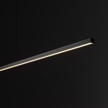Lampa wisząca LED Bar 120cm czarna - Nowodvorski | Minimalizm