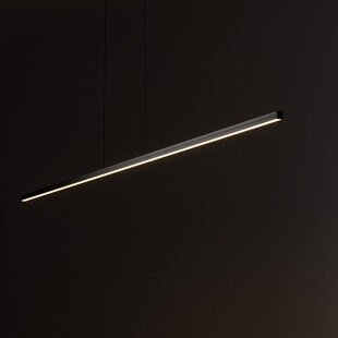 Lampa wisząca LED Bar 120cm czarna - Nowodvorski | Minimalizm