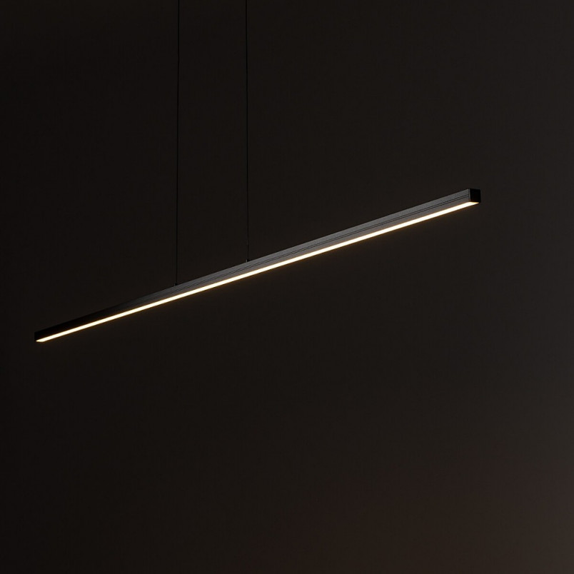 Lampa wisząca LED Bar 120cm czarna - Nowodvorski | Minimalizm