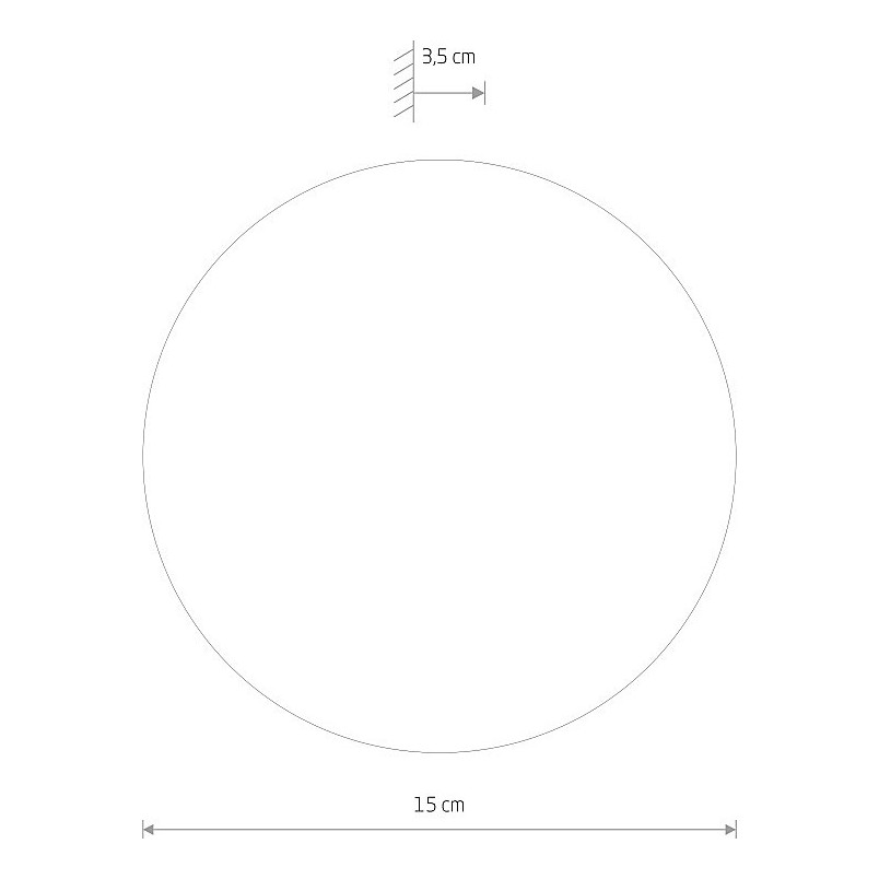 Kinkiet LED Okrągły Złoty Nowodvorski Ring 15cm - Kup Teraz!