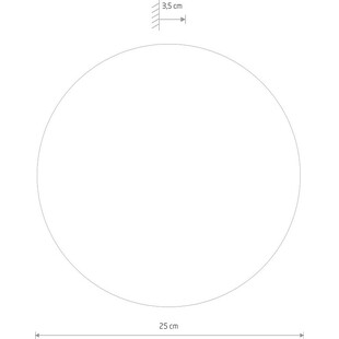 Kinkiet LED Okrągły Złoty Ring Nowodvorski 25cm