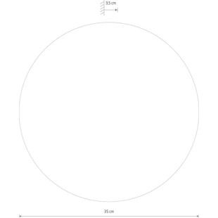 Kinkiet LED Złoty Ring 35cm Nowodvorski - Eleganckie Oświetlenie
