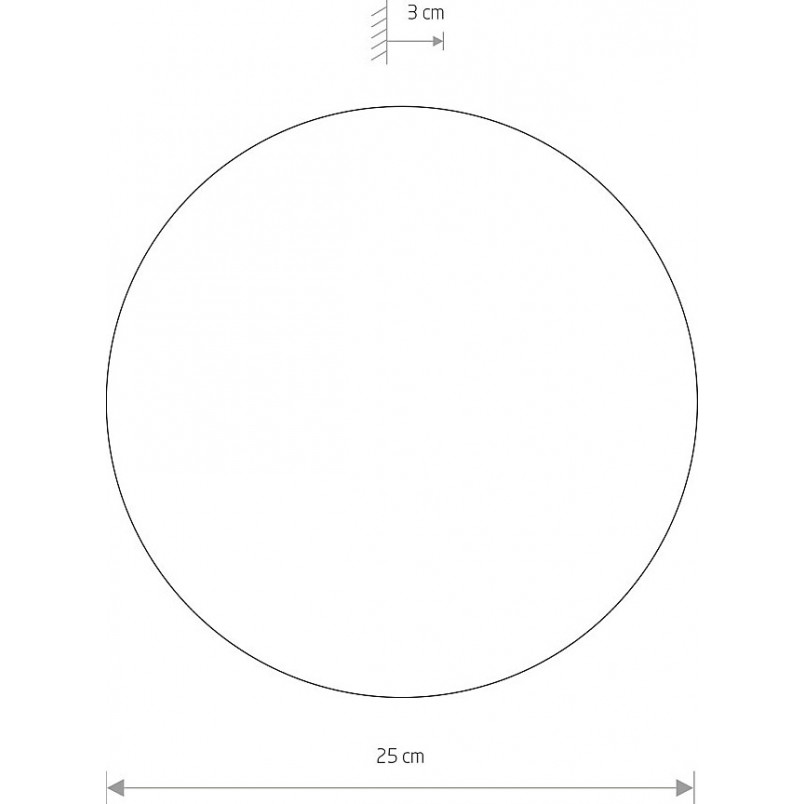 Kinkiet LED Ring 25cm Miedziany | Nowodvorski - Sklep Lamp