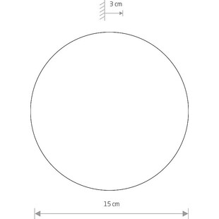 Kinkiet LED Ring 15cm Miedziany Nowodvorski - Kup Teraz!