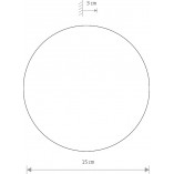 Kinkiet LED Ring 15cm Miedziany Nowodvorski - Kup Teraz!
