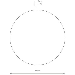 Kinkiet LED Okrągły Ring 25cm Brązowy Nowodvorski | Kup Teraz!