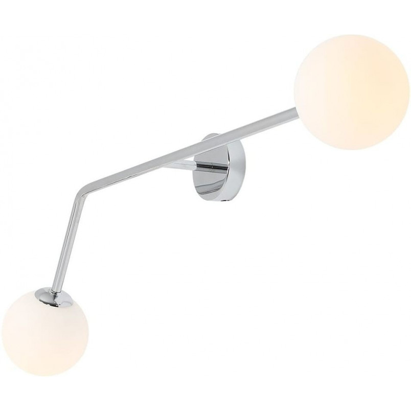 Kinkiet podwójny Pure II chrom Aldex - Eleganckie oświetlenie