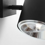 Kinkiet regulowany minimalistyczny Bot czarny Aldex | Sklep z lampami