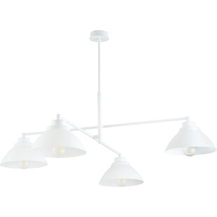 Lampa sufitowa 4 punktowa loft Maveric 100cm biała Emibig