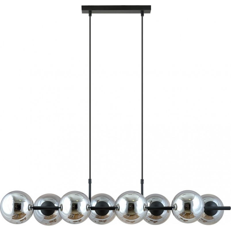 Lampa wisząca RORY VIII - grafit/czarny | Emibig