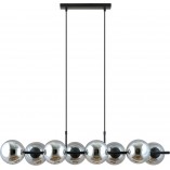 Lampa wisząca RORY VIII - grafit/czarny | Emibig