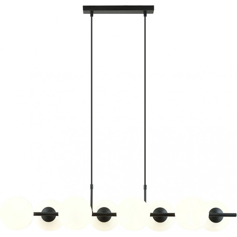 Lampa wisząca RORY VIII - Szklane kule białe | Emibig