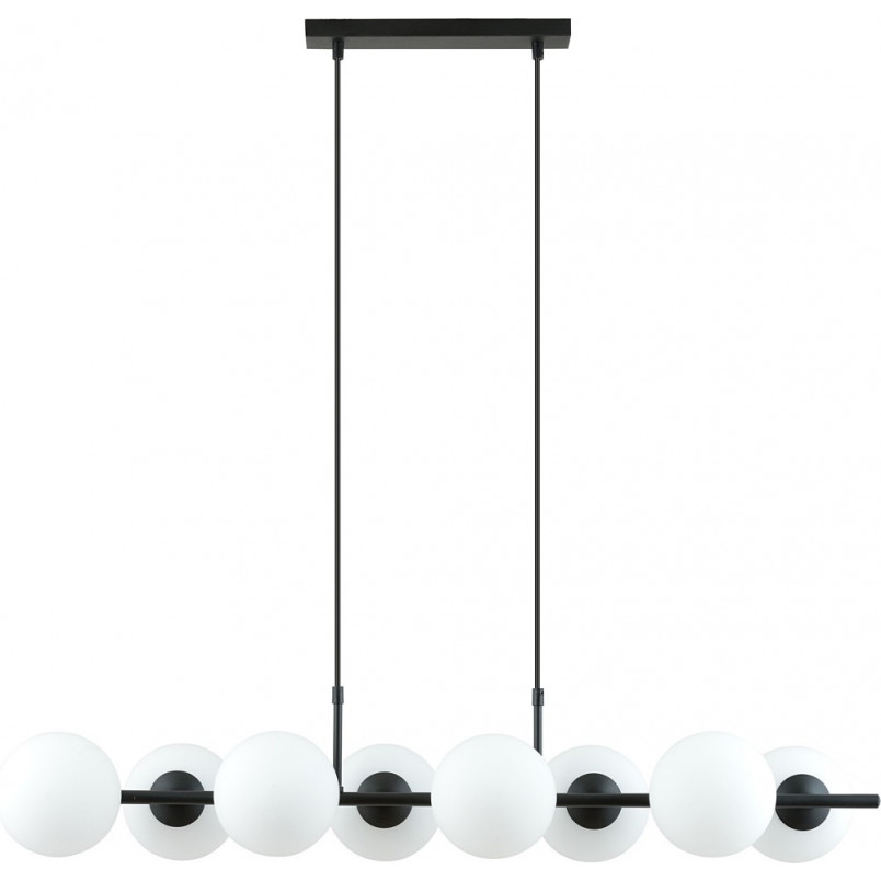 Lampa wisząca RORY VIII - Szklane kule białe | Emibig