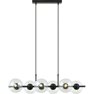 Lampa wisząca RORY - 6 szklanych kul | Emibig
