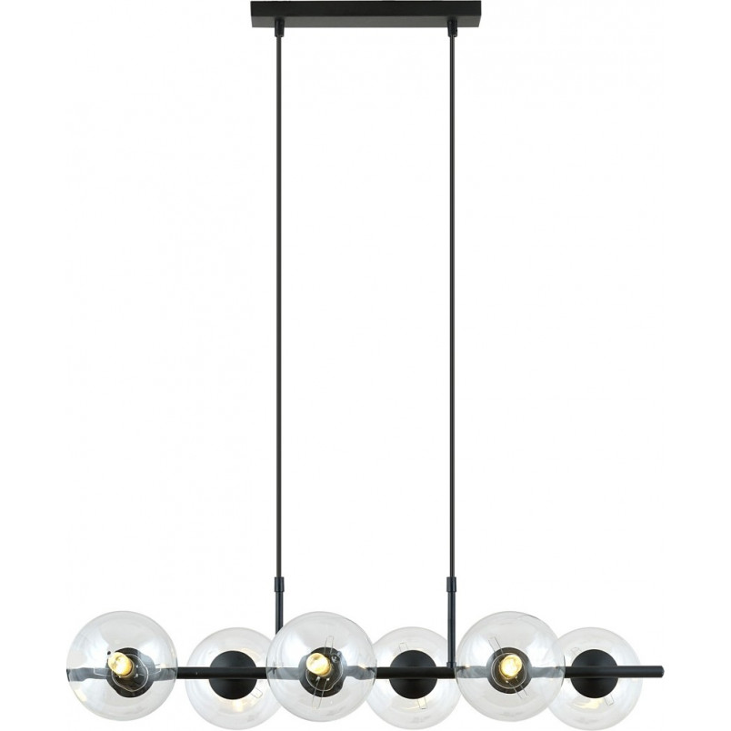 Lampa wisząca RORY - 6 szklanych kul | Emibig