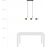 Lampa wisząca Emibig Rory VI - 6 kulek, białe szkło