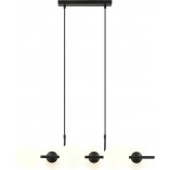 Lampa wisząca Emibig Rory VI - 6 kulek, białe szkło
