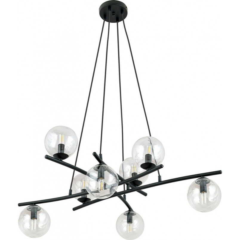 Lampa wisząca Essa VIII - szklane kule, nowoczesny design | Emibig