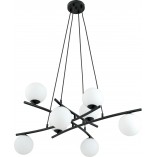 Lampa wisząca ESSA VIII - szkło, 8 żarówek - Emibig