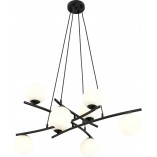 Lampa wisząca ESSA VIII - szkło, 8 żarówek - Emibig