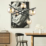 Lampa Essa V - Szklane Kule, Nowoczesny Design | Emibig