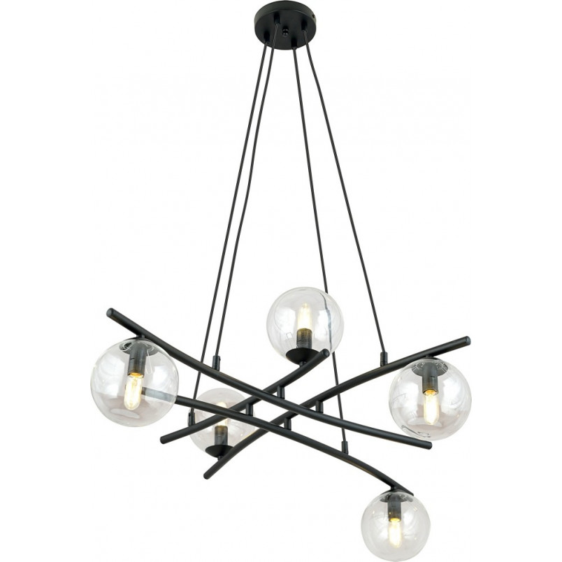 Lampa wisząca Essa V - szklane kule, nowoczesny design | Emibig