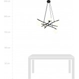 Lampa wisząca Essa V - szklane kule, nowoczesny design | Emibig