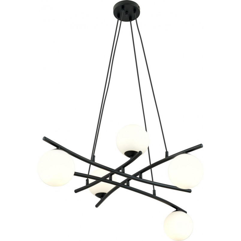 Lampa wisząca Essa V - szklane kule, nowoczesny design | Emibig