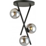 Lampa Sufitowa River III - Emibig | Szklane Kule, Grafit