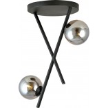 Lampa Sufitowa River II - Szklane Kule, Grafit/Czarny | Emibig