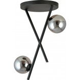 Lampa Sufitowa River II - Szklane Kule, Grafit/Czarny | Emibig
