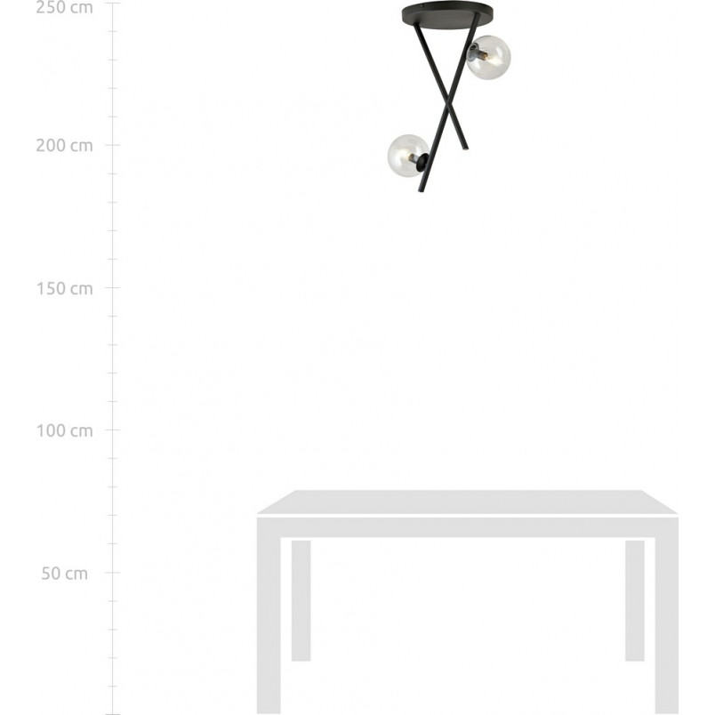Lampa Sufitowa River II - Szkło, Design Emibig | Kup Teraz