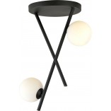 Lampa Sufitowa River II Emibig - Szkło Opal/Czarny | Kup Teraz