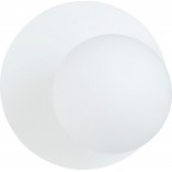 Kinkiet szklany Oslo biały Emibig | Elegancki design