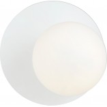 Kinkiet szklany Oslo biały Emibig | Elegancki design