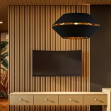 Lampa wisząca Piano czarno-złota | Emibig - Nowoczesne oświetlenie