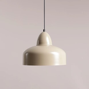 Lampa wisząca metalowa Como Colours 30cm beige Aldex
