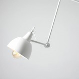 Lampa podłogowa skandynawska Aida biała Aldex