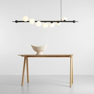 Lampa Wave Black VII Aldex | Designerska lampa z kulami