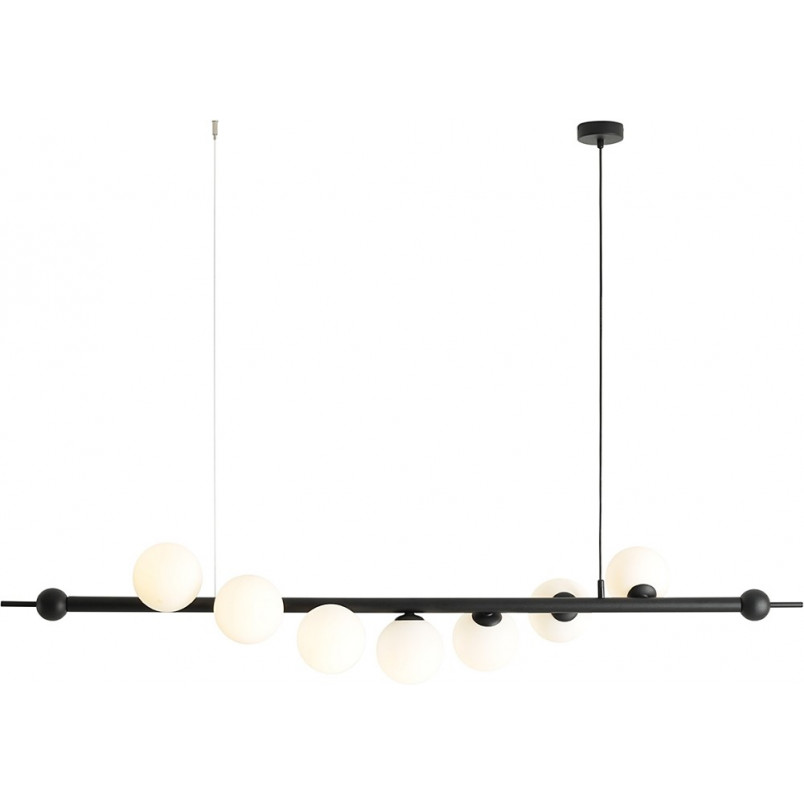 Lampa Wave Black VII Aldex | Designerska lampa z kulami