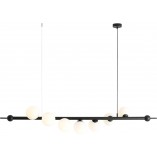 Lampa Wave Black VII Aldex | Designerska lampa z kulami